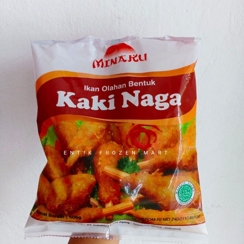 Kaki Naga Minaku 500gr | Olahan Pentul Ikan (Isi ±35pcs)