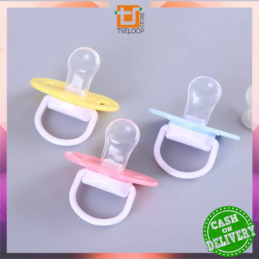 OFM-C46 Empeng Bayi | Dot Bayi Bulat / Datar | Baby Pacifier / Soother | Kompeng Bayi Food Grade-Dot Datar