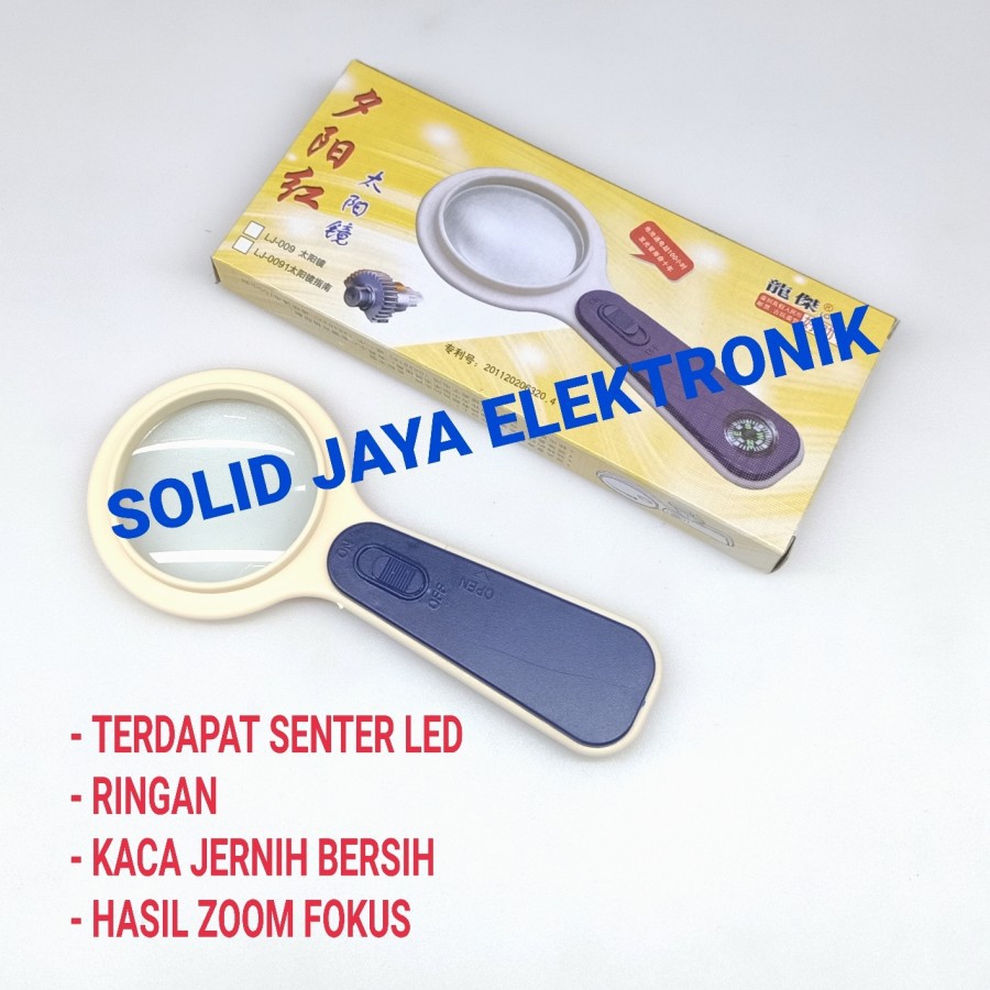 KACA PEMBESAR LUV ZOOM KACA LUV PLUS SENTER LED JERNIH KACA ALAT ZOOM PLUS LAMPU LED JERNIH BERSIH