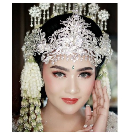 siger ciki mahkota kepala pengantin adat sunda