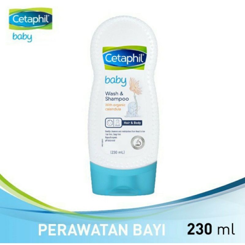 Cetaphil Baby Wash &amp; Shampoo With Organic Calendula 230ml