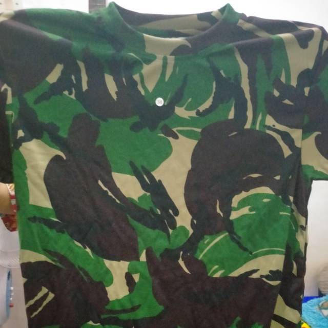 Kaos loreng ori jatah TNI AL