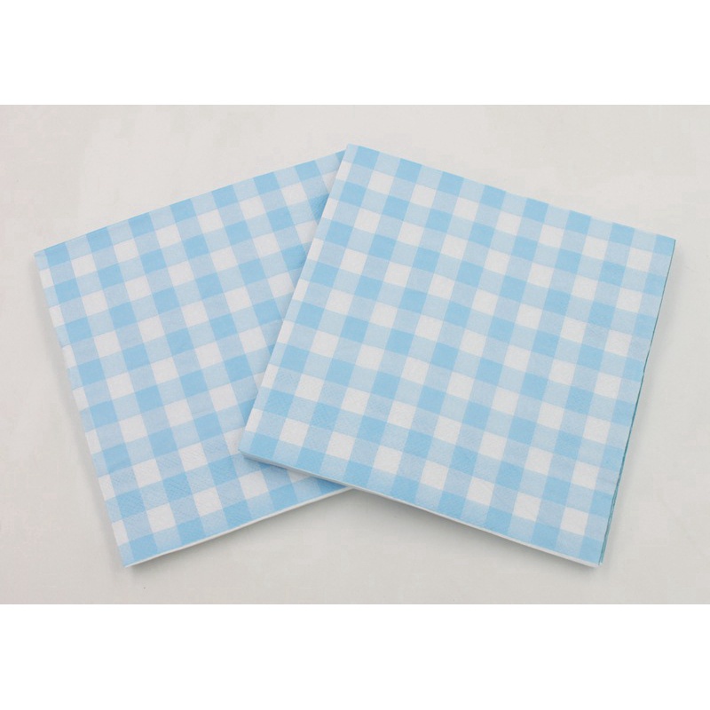 20pcs Lattice Paper Napkin Serbet Minuman Pesta Pernikahan Serbet Motif Warna