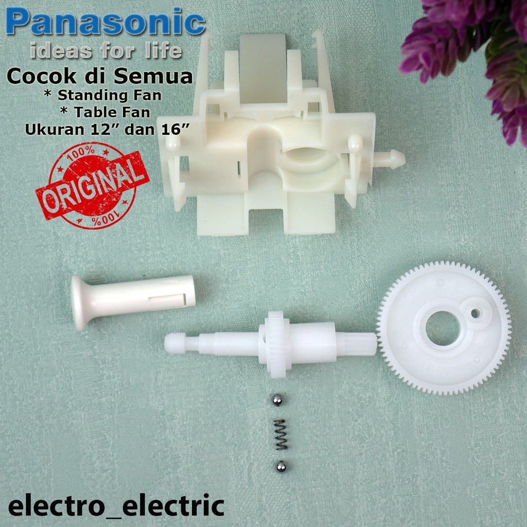 Gear Box Set Kipas Angin Panasonic Lengkap Dengan Pelumas