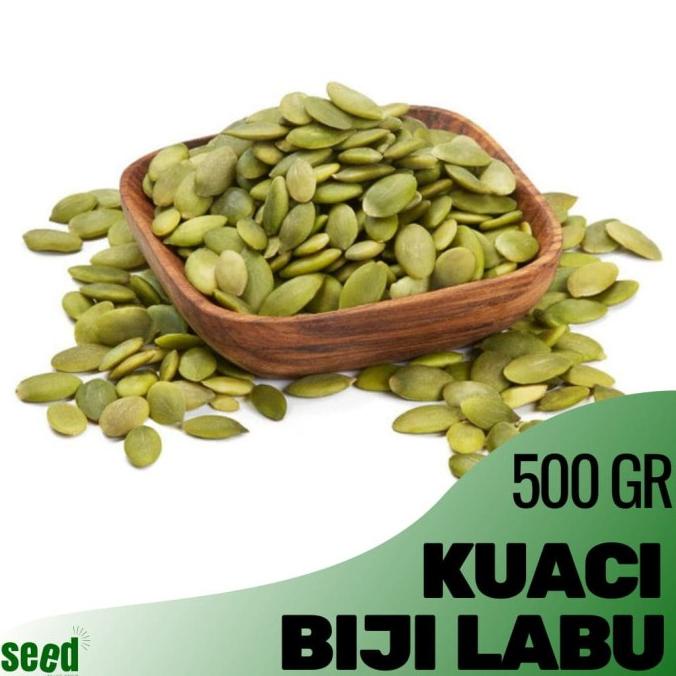 

Kuaci Biji Labu Kupas 500Gr - Pumpkin Seed - Panggang
