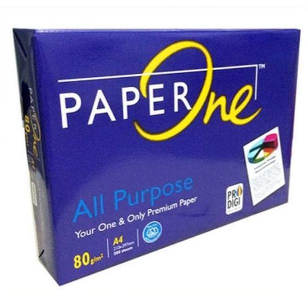

Kertas Hvs Paper One A4 80Gr Khusus Gojek / Grab (1 Box) Bengbengstar1