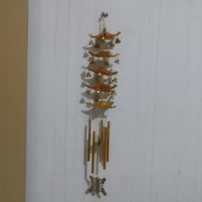 

@#@#@#] Lonceng angin 5 batang pagoda wind chime feng shui fungling feng ling