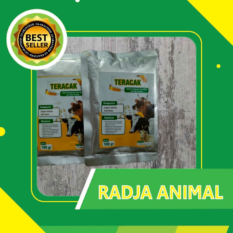 Teracak 100 gr - Obat Kuku Sapi Pincang - Obat Kuku kambing dan domba