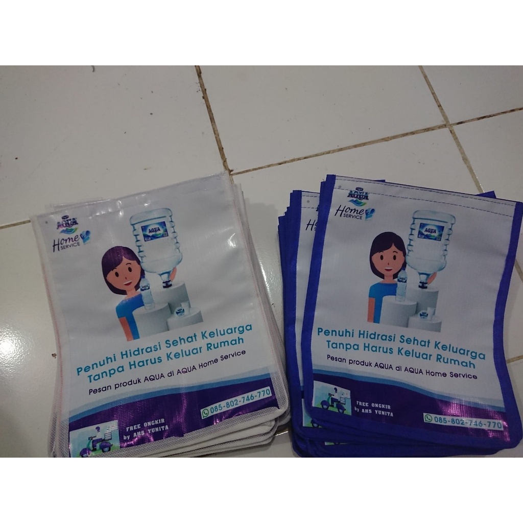 

Goodie Bag Custom Tas Souvenir Print 2 Sisi Ukuran B 20x10x25 cm