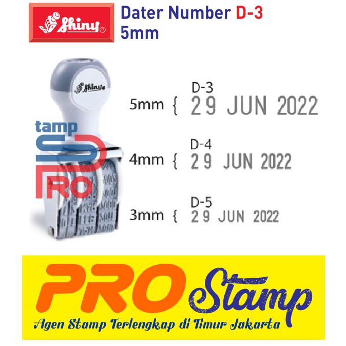 

Stempel Shiny Tanggal / Dater Stamp Manual