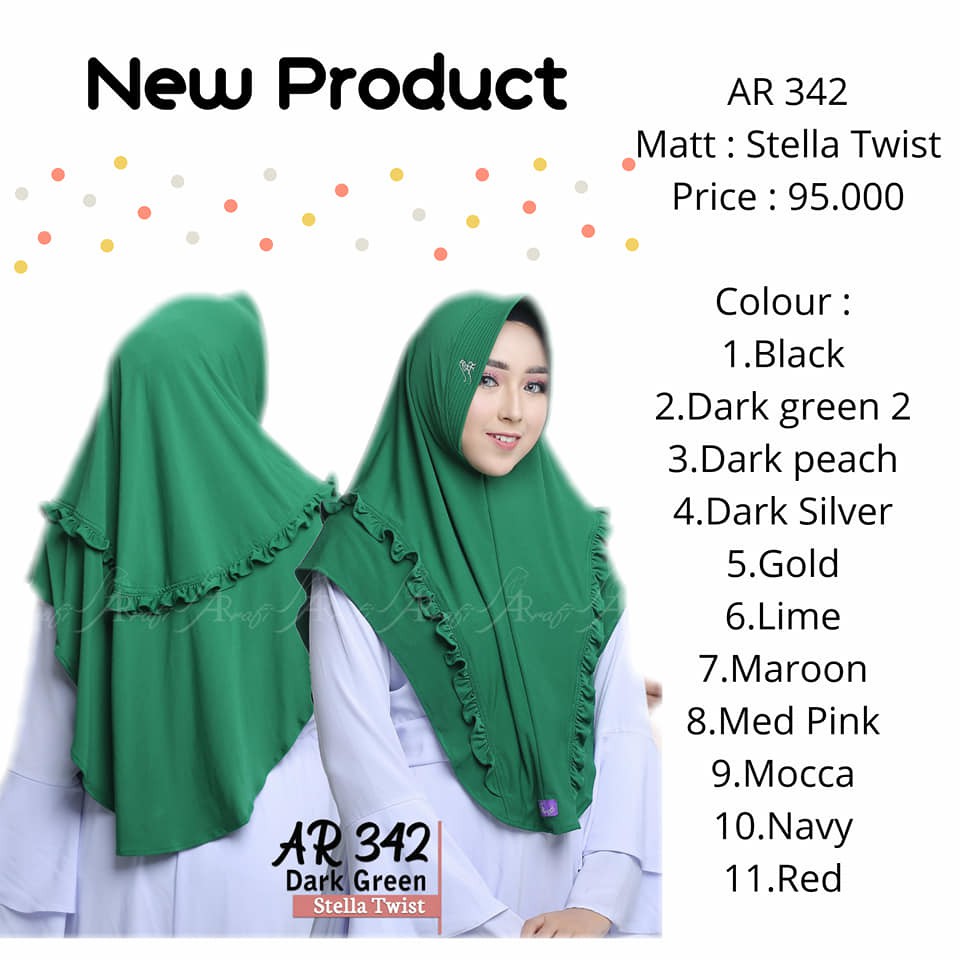 AR 342 Instant (Original Hijab Ar Rafi)