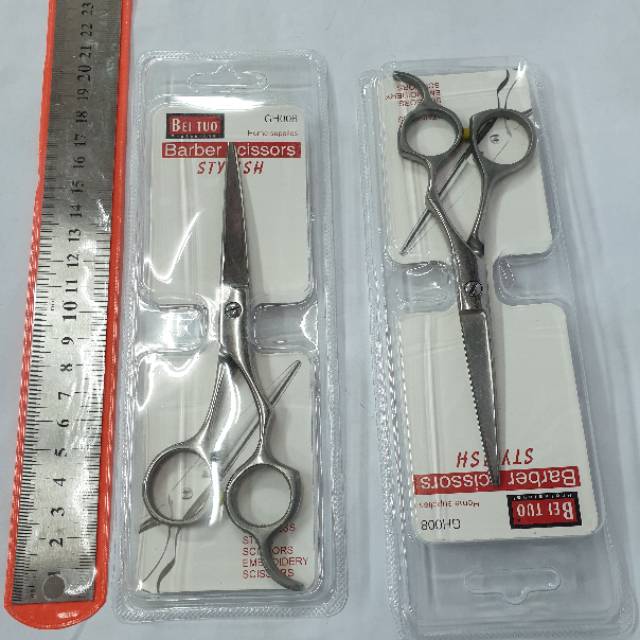 GUNTING RAMBUT STAINLESS BARBER SCISSORS STYLISH  GUNTING RAMBUT BAGUS TERMURAH