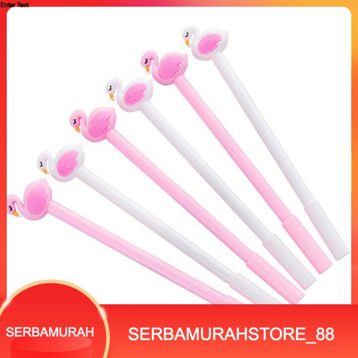 

Murah Pena Karakter Flamingo Pulpen Unik Lcu Stationery Gel Pen Cair Alat Tulis Import