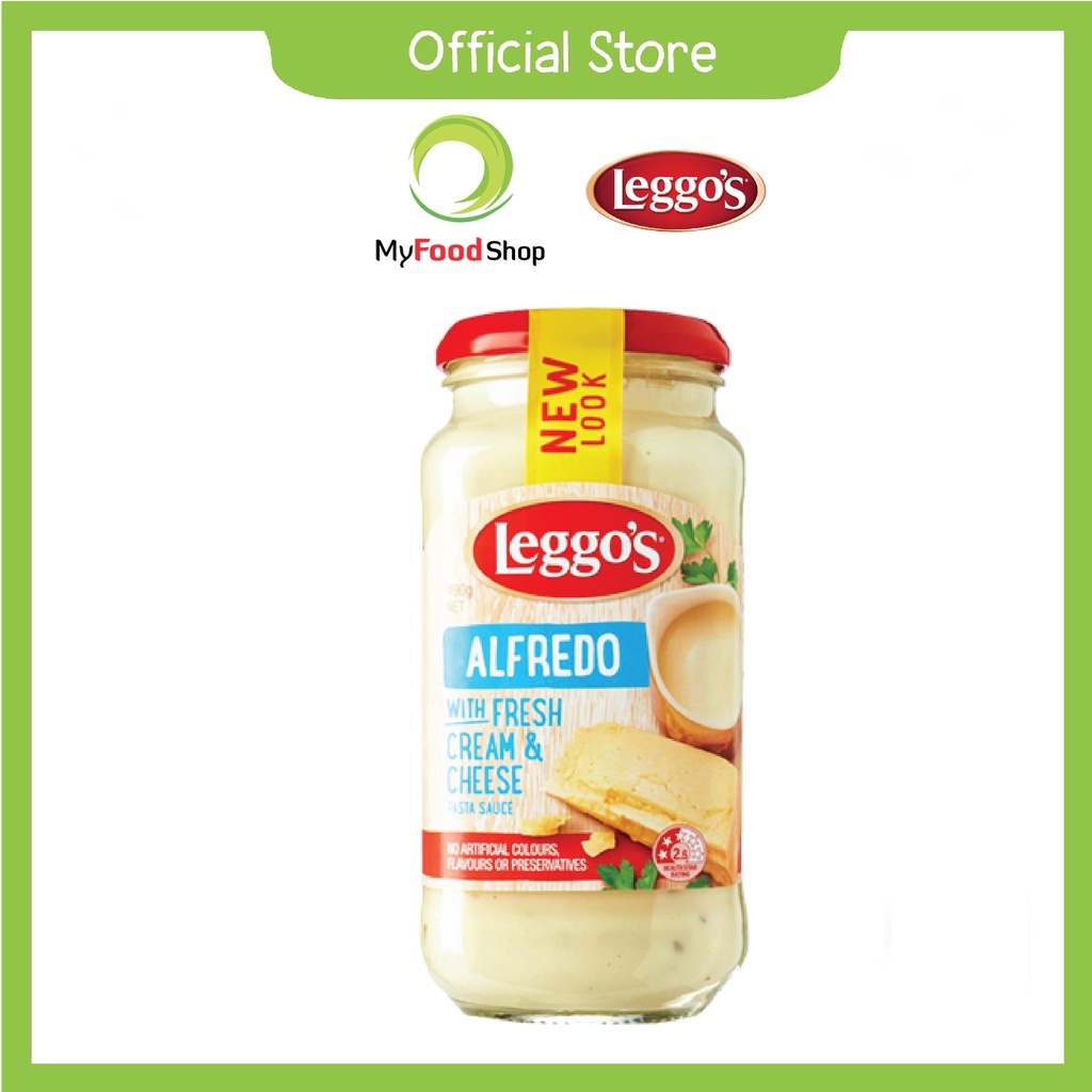 

LEGGOS BUMBU PASTA ALFREDO FRESH CREAM & CHEESE / PASTA SAUCE ALFREDO 490 GR