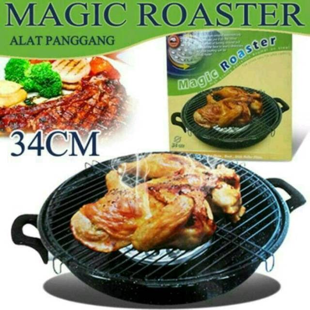 MASPION MAGIC ROASTER 34 Cm - Pemanggang - Panggangan - Alat Panggang