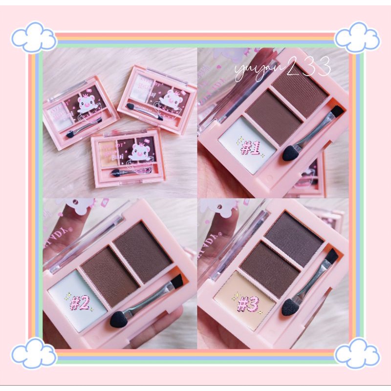 PROMO ECER!!!EYEBROW POWDER/EYEBROW 3D STEREO/954 KISS BEAUTY