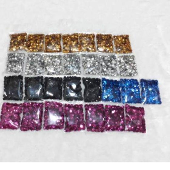 Terlaku...Borci payet bulat, payet piring, untuk hiasan baju kebaya, ukuran 5 mmproduck terbaik