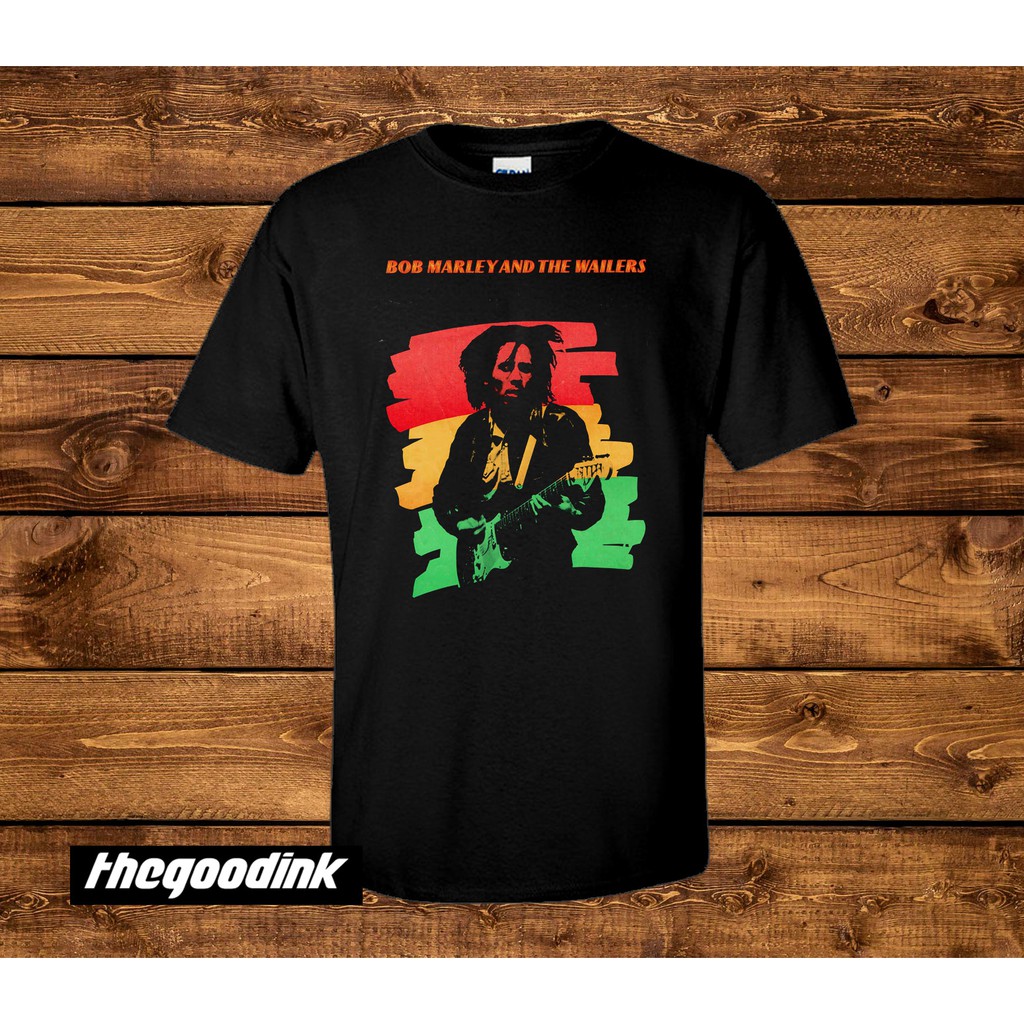 Kaos Bob Marley And The Wailers - Original Gildan T-shirt DTG Print