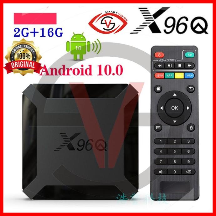 X96Q Android Tv Box 2GB/16GB Allwinner H313 New Android 10 MIRACAST Termurah