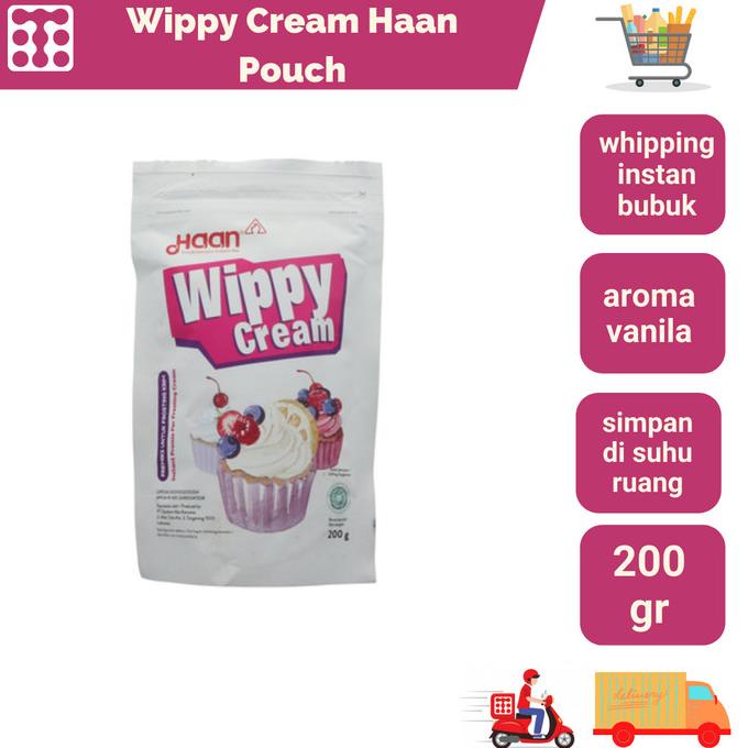 

WIPPY CREAM HAAN 200 GR POUCH TERLARIS TERPERCAYA ORIGINAL