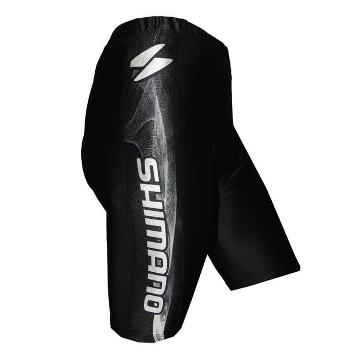 TWO → Celana Sepeda Padding Pendek Hitam Silver Celana Sepeda Balap pendek