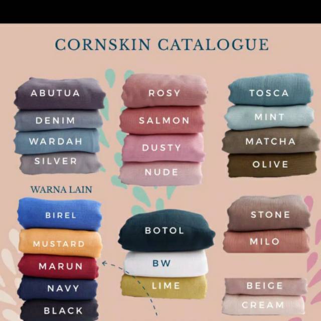Hijab segiempat cornskin umama