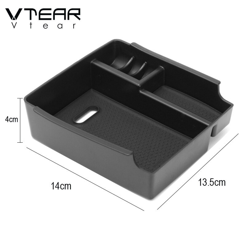 Vtear For Hyundai IX25 Creta accessories Central Armrest Storage Box Interior Organizer Stowing