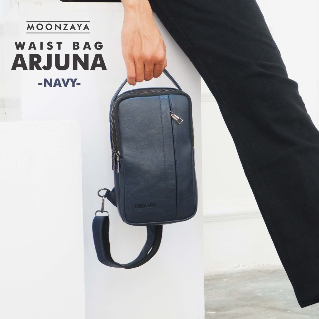 [Ready] WaistBag Tas Pria Wanita Unisex Arjuna by Moonzaya