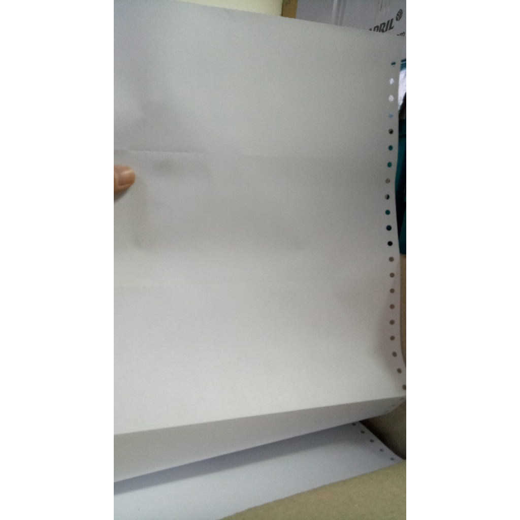 

Continuous form 9 1/2 x 11" rangkap 1 bagi 3