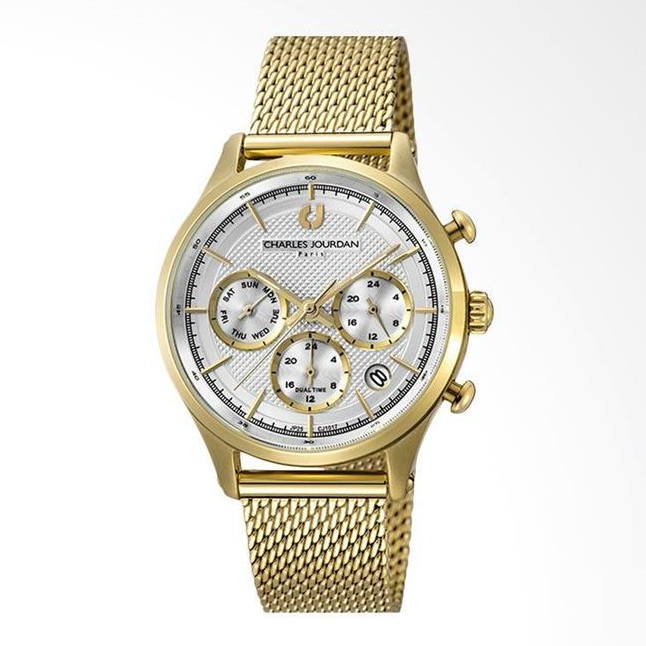 JAM TANGAN WANITA CHARLES JOURDAN CJ1017-2212 CHRONOGRAPH