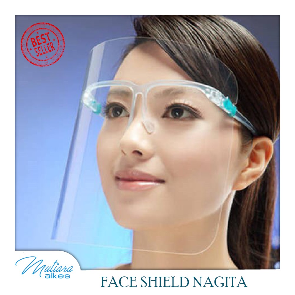 Face Shield Kacamata Nagita - Faceshield Pelindung Wajah plus box Dr.Ang