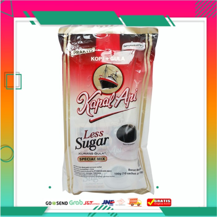 

Kapal Api Special Mix Less Sugar Sachet 10s