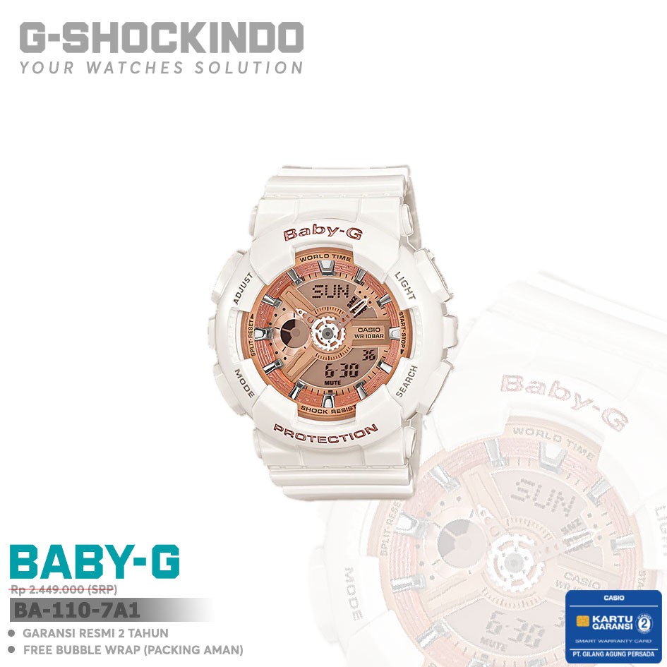 Casio Baby-G BA-110-7A1 / BA-110-7A1DR Original