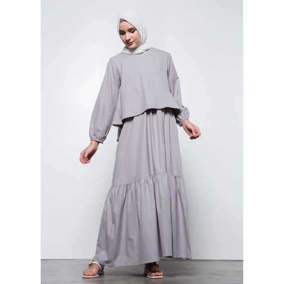 Bexina Dress Gray Aleza Label