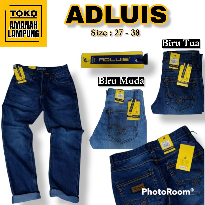 CELANA JEANS PRIA MERK ADLUIS Ukuran 27-38
