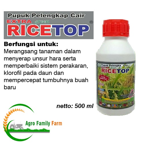 Ricetop 500 ml Penambah Bobot Padi