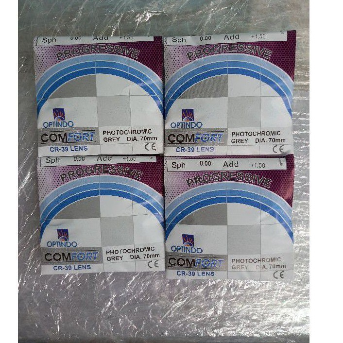 Lensa progressive PHOTOGREY/lensa jauh dekat tanpa batas PHOTOCROMIC/atas normal ADD s/d +3.00