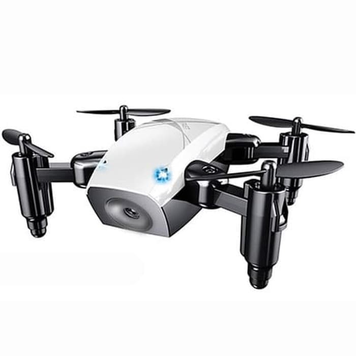 Drone Limited  Drone Mini Pocket Foldable - S9 - White Murah