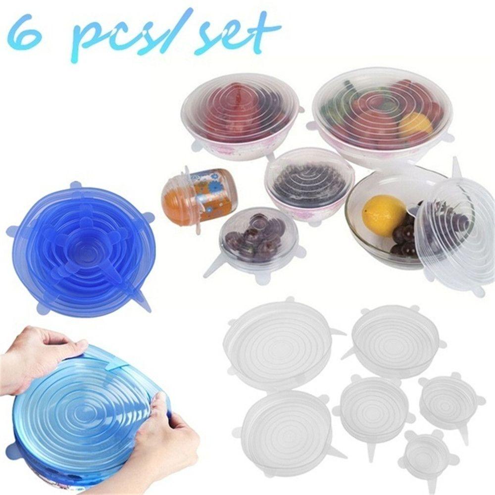 R-FLOWER Silicone Lid Universal Segel Bungkus Makanan Stretch Suction