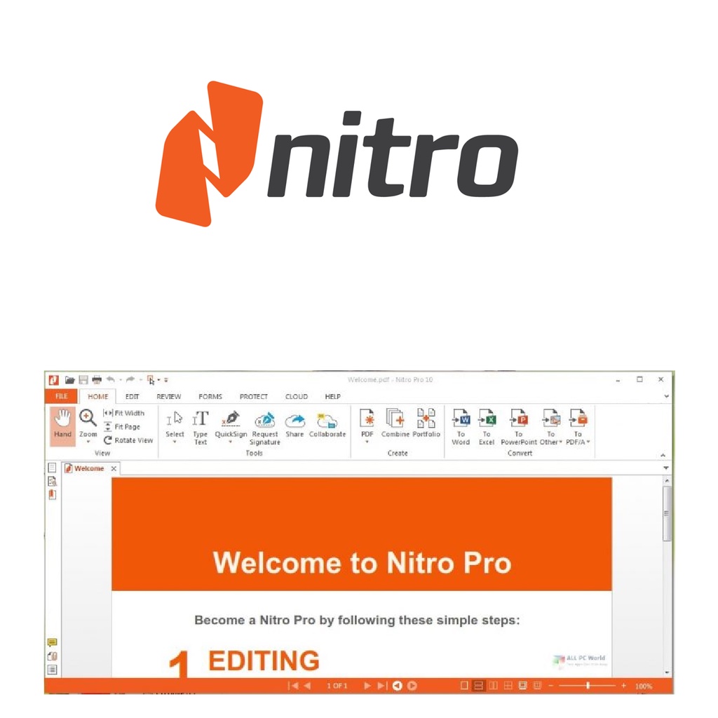 Nitro Pro Windows dan Mac