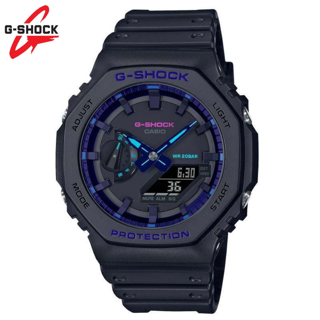 Casio G-Shock GA2100 GA-2100-4A GA-2100-1A Unisex Jam Tangan Tahan Air Jam Tangan Olahraga Pria Jam Tangan Kasual Wanita