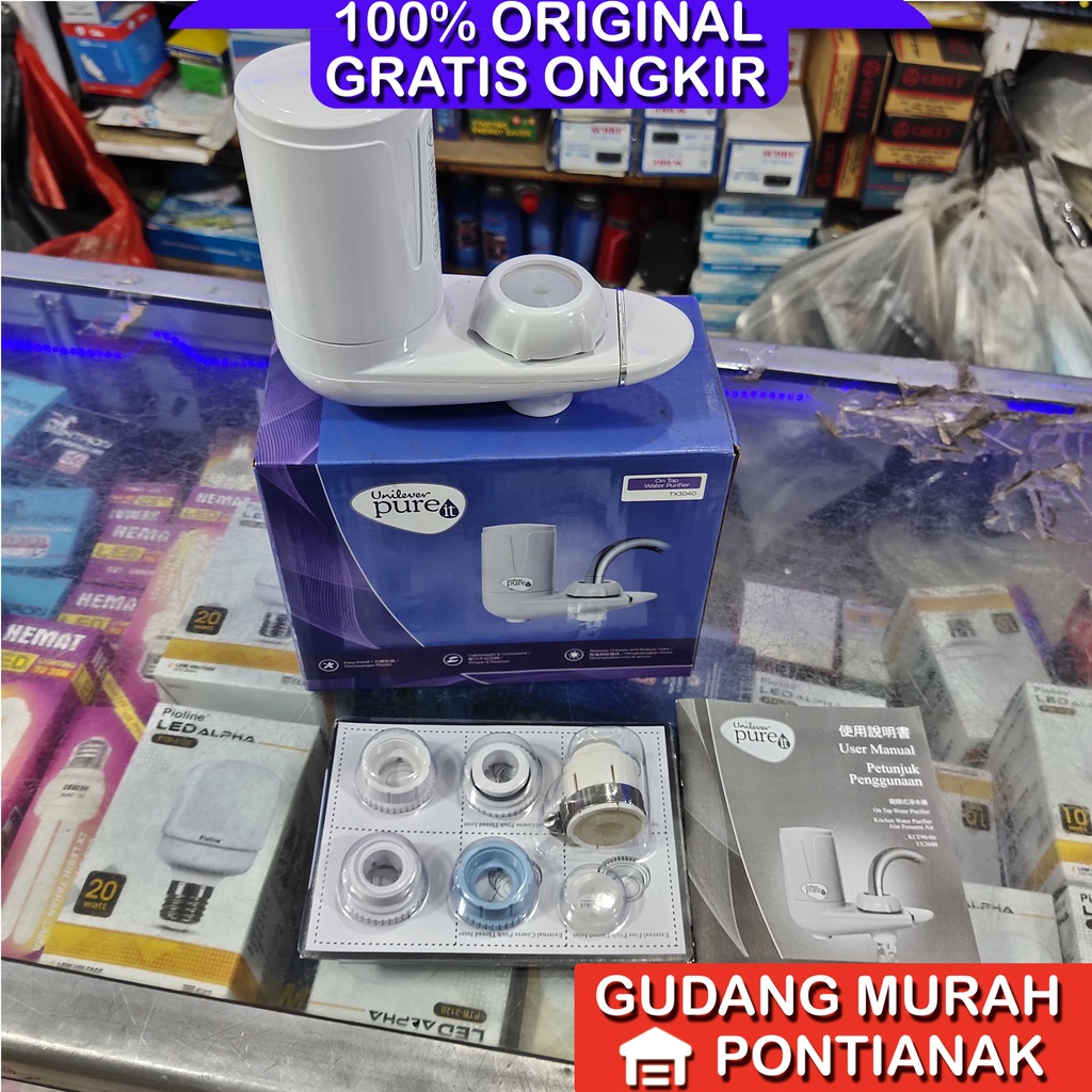 Pure it Water Purifier Penjernih Penyaring Kran Air TX 3040