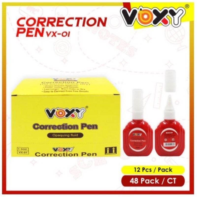 

Tip ex-Tipe x-Correction Pen 12pcs/Box [Grosiran]