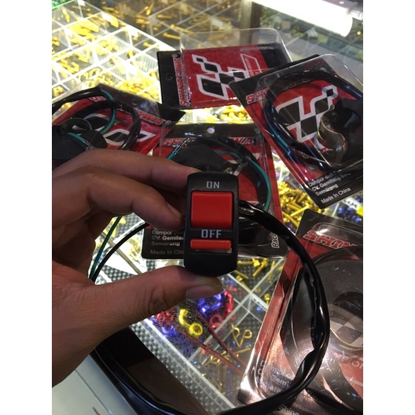 saklar on/off saklar tambahan lampu/saklar on/off/saklar motor