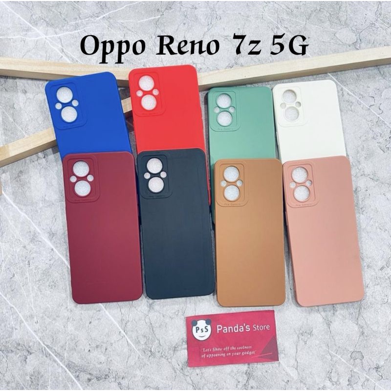 Softcase Pro Camera Oppo Reno 7z 5G Candy Case Full Color 3D Silikon TPU