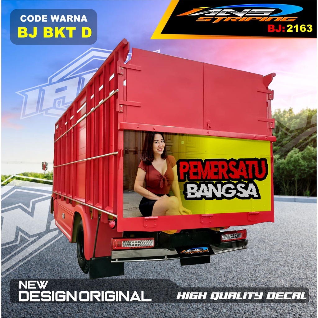 STIKER BAK BELAKANG TRUK DINA / STIKER DECAL PINTU BELAKANG TRUK OMPLONG / STICKER DECAL BAK BELAKANG TRUK HINO / STIKER DECAL PINTU BELAKANG TRUK