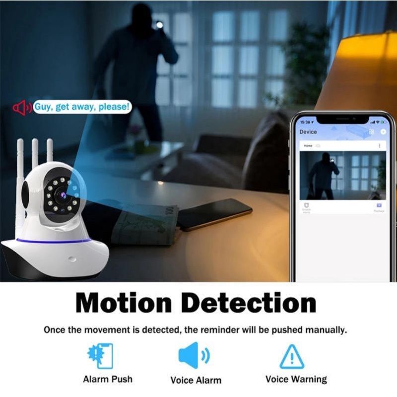 IP CAM WIRELESS 1080P HD V380PRO CAMERA WIFI 8MP MONITOR BABY