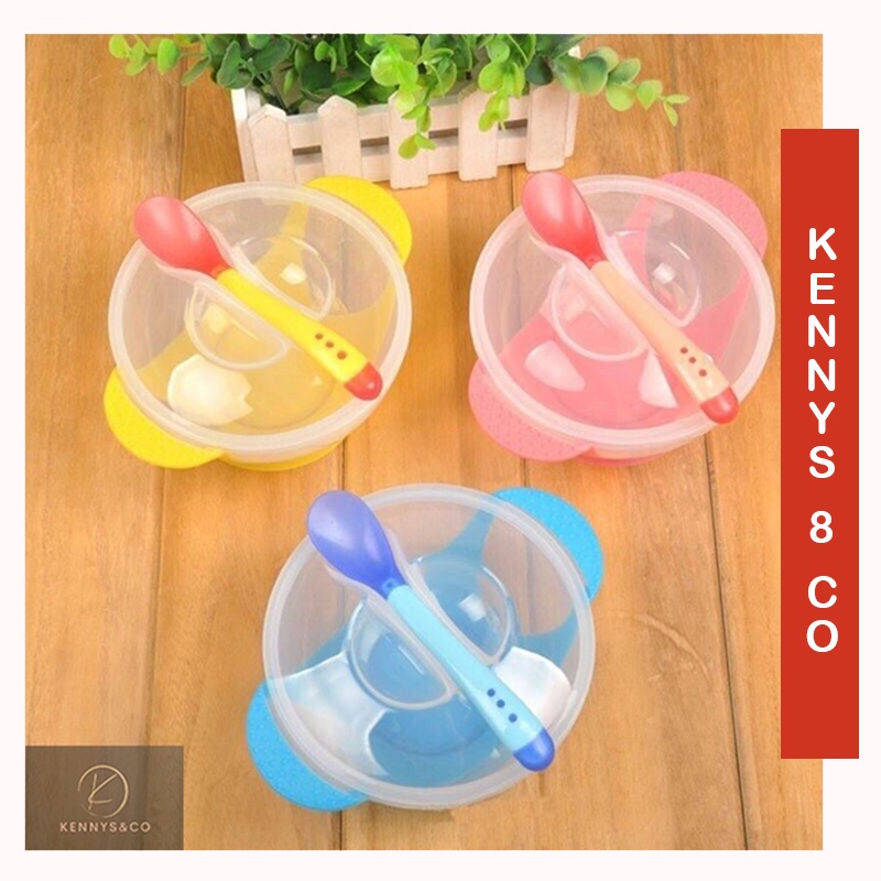 Baby bowl mangkok bayi dan penutup anti tumpah