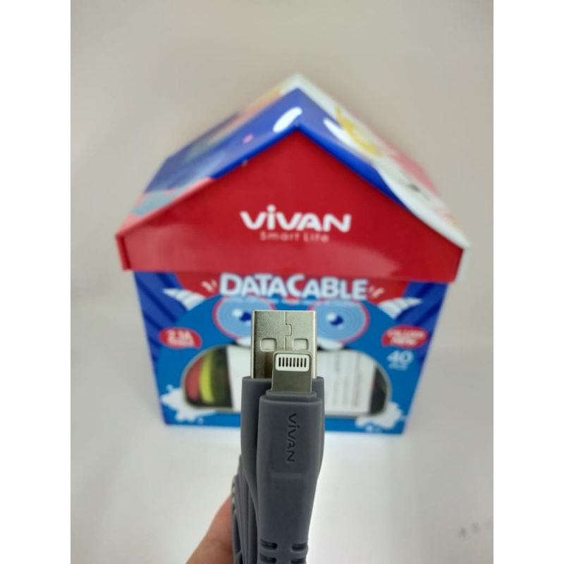 KABEL DATA VIVAN IPHONE FAST CHARGER