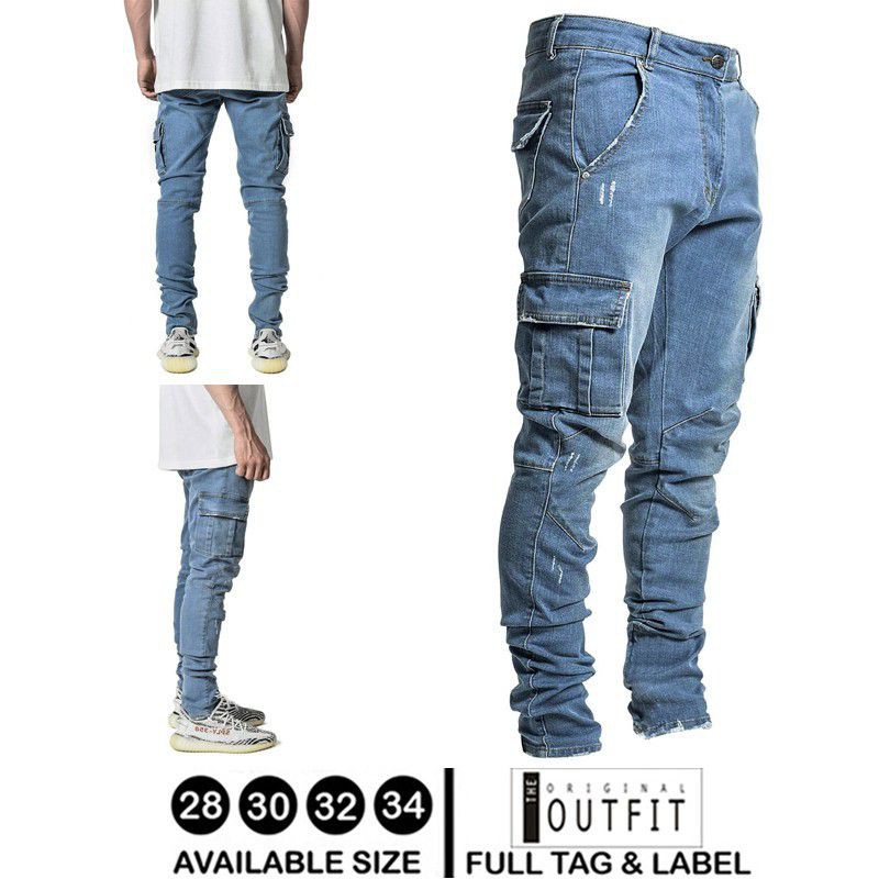 CELANA JEANS PRIA CARGO ORIGINAL THE OUTFIT TERBARU